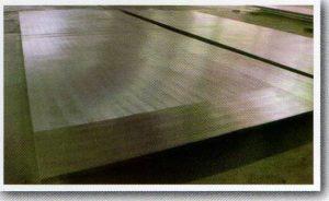 Explosive clad plate